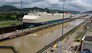 Cargo-ship-in-Panama-canal-Reuters