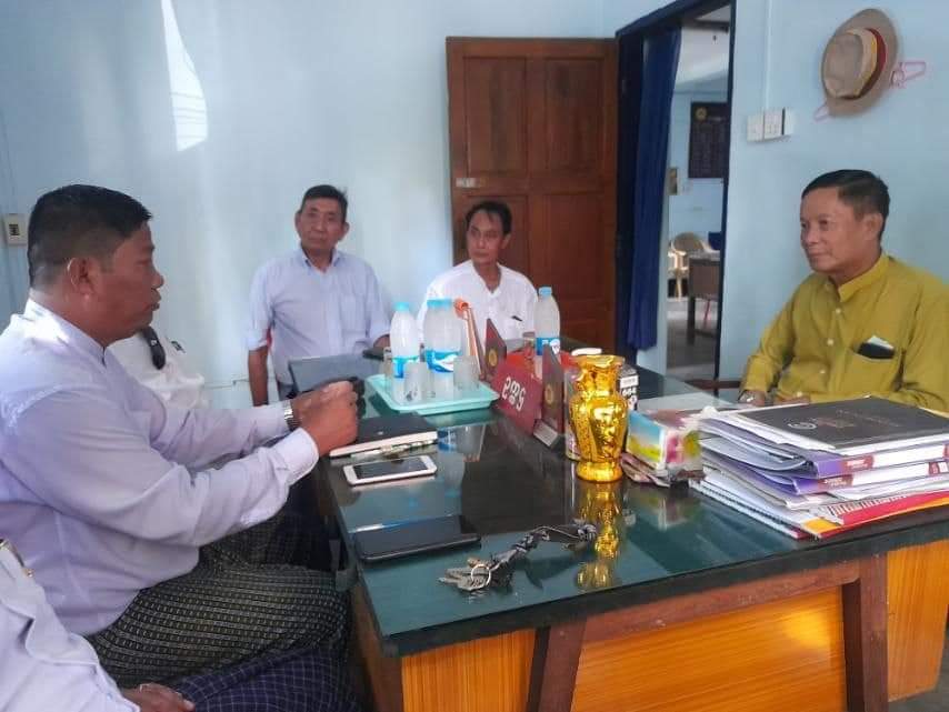တာမွေမြို့နယ် ပြည်ခိုင်ဖြိုးပါတီ မှ မြို့နယ် စစ်မှုထမ်းဟောင်း အဖွဲ့ တာဝန်ရှိသူများ နှင့်တွေ့ဆုံ